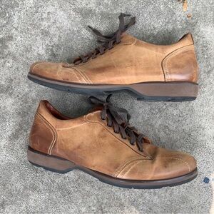 Canali leather trainer sneakers, size 43